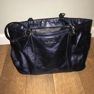 Navy Coach purse